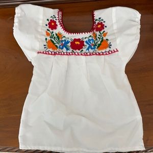Girls Mexican blouse. Size 4